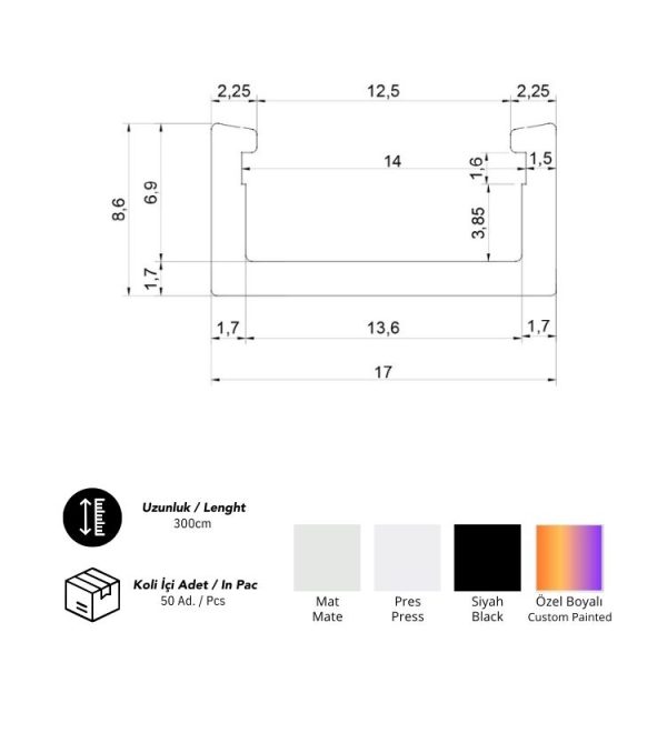 ALÜMİNYUM AVİZE LED PROFİLİ-ayrıntı-2 ALÜMİNYUM AVİZE LED PROFİLİ ayrıntı 2