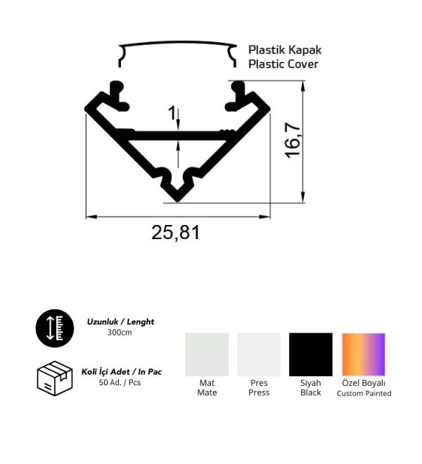 ALÜMİNYUM AVİZE LED PROFİLİ-ayrıntı ALÜMİNYUM AVİZE LED PROFİLİ ayrıntı